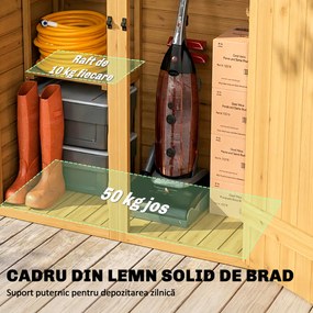 Outsunny căsuță dulap cămară dulapior magazie box | Aosom Romania