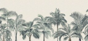 Fototapet, Retro Jungle, Turquoise, Rebel Walls