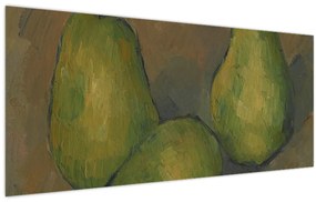 Tablou - Paul Cézanne, Three Pears, reproducere (120x50 cm)