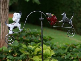Figurina metal Balance, kat, mouse, dog