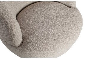 Fotoliu gri deschis pivotant Wolly – WOOOD