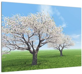 Tablou cu copaci (70x50 cm)