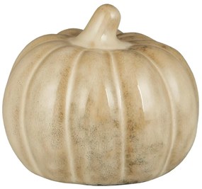 IB Laursen Decoratiune din gresie dovleac PUMPKIN STANDING Ø8 cm crem