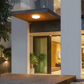 Brilagi - Plafonieră LED pentru baie ULTRA SLIM, LED/12W/230V, Ø 22,5 cm, aur roz, IP54