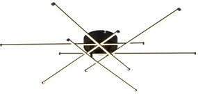 Plafoniera LED metal negru mat LAWSON