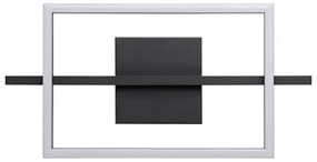 Plafonieră LED dimabilă Eglo 901115 AMANDOLO LED/17W/230V negru + telecomandă