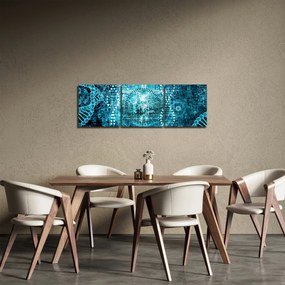 Tablou - Genetică (cu ceas) (90x30 cm)
