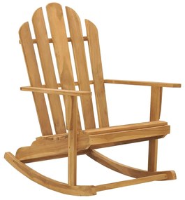 Scaun balansoar Adirondack, lemn masiv de tec 1