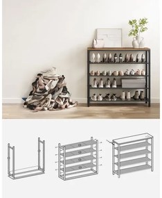 Pantofar DAVOR maro/negru