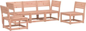 vidaXL Set mobilier de grădină cu perne, 5 piese, lemn masiv douglas