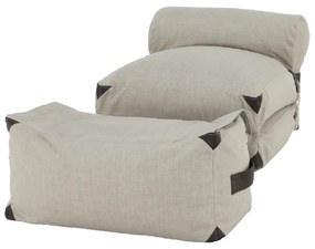 Scaun rabatabil cusuport pt. picioare, gri deschis, VESPER