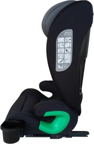Scaun auto ISOFIX transformabil in inaltator NOVOKIDS Splend'or Edition HF03, R129 i-Size, 100-150 cm, 15-36 kg, Negru