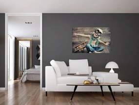 Tablou - Tânăr aviator (90x60 cm)