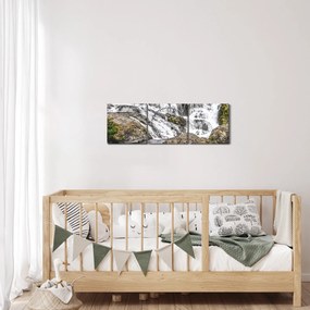 Tablou - Cascade (cu ceas) (90x30 cm)