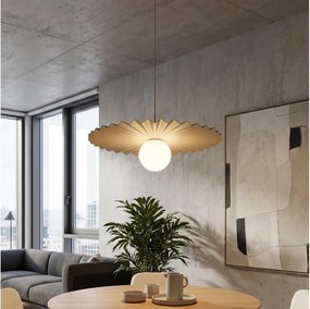 Lustră suspendată pe cablu UMBRA 1xG9/8W/230V bej
