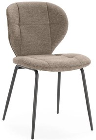 Scaune de dining bej 2 buc. Maori – Marckeric