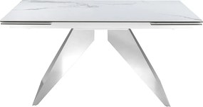 Masa extensibila deosebita design LUX Porcelain Marble 160-240cm