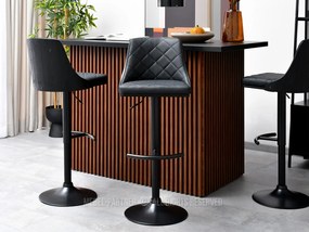 Scaun Haire (lemn negru + negru). 1110584