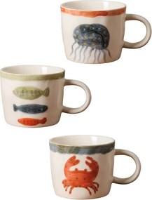 Set 3 cani din ceramica, "Mare Amore"