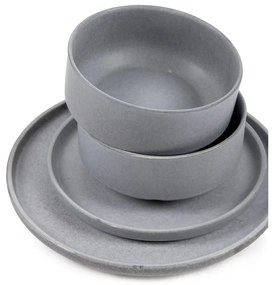 Set 18 vase din gresie Bonami Selection Malia, gri