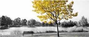 Tablou - relaxare în parc (120x50 cm)