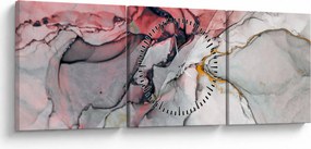 Tablou abstractie (cu ceas) (90x30 cm)
