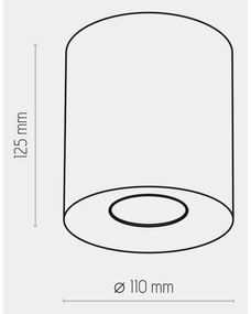 Spot ORION 1xGU10/10W/230V auriu