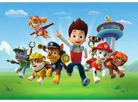 Tapet foto pentru copii Paw Patrol 251 x 182 cm, 4părți