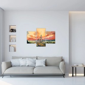 Tablou - Orașul pictat (90x60 cm)