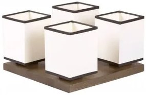 Plafoniera rustica 4 becuri E14 Bendis EL0040209 Erste