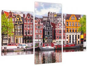 Tablou - Amsterdam, case de dans (90x60 cm)