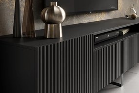 Comodă TV NOEMI Stand – 200x41x53 cm – Negru