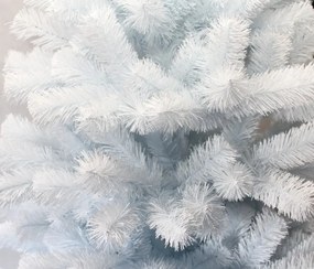 Brad de Crăciun feeric de culoare albă luxoasă 220 cm
