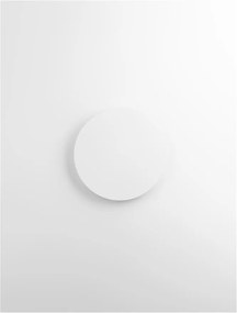 Aplica LED de perete design ambiental CYRCLE 30cm alba