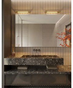 Aplică LED pentru baie MAXLIGHT W0318 FLINK LED/12W/230V IP44 auriu