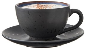 Cești negre/albastru-închis 4 buc. din ceramică 240 ml Gastro Black/Mix – Bitz