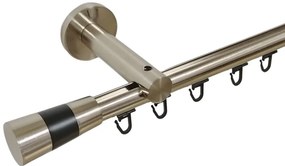 Galerie SIMPLA PRINDERE PERETE TEAVA PROFIL 19 MM -VALEO- INOX (Alege marime: 280 cm)