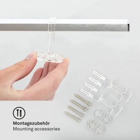 Lustră LED aplicată STAFF 5xLED/4,8W/230V crom mat Briloner 3501-018