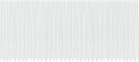 vidaXL Cortină din Dantelă cu perdele Alb 900 x 240 cm Poliester