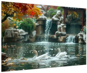 Tablou - iaz asiatic (90x60 cm)