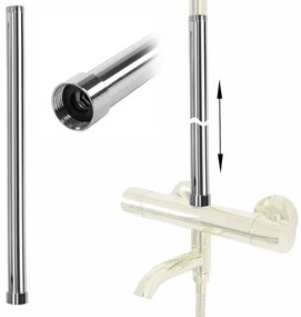 Prelungire coloana dus crom Rea 50 cm