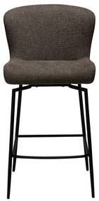 Scaun de bar maro tapițat (înălțime șezut 67,5 cm) Glam – DAN-FORM Denmark