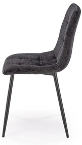 Scaun K547 stofa negru H87 cm