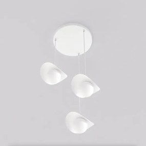 Lustră suspendată pe cablu RITUAL 3xG9/8W/230V albă
