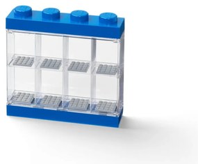Cutie depozitare 8 minifigurine LEGO®, albastru