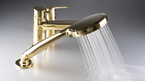 ARNIKA Baterie pentru Cadă cu 3 Orificii - finisaj auriu BQA_Z13M