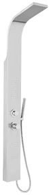 Panel dus cu hidromasaj Loira, 3 functii, INOX periat