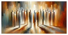 Tablou figuri abstracte în lumină