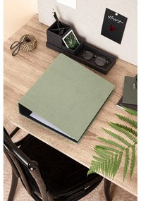 Organizator verde pentru documente din carton Archie Canvas Paper Laminate – Bigso