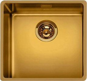 Chiuveta de bucatarie Smeg VSTR50BRX, 50 cm, Otel inoxidabil, Usor de curatat, Alama